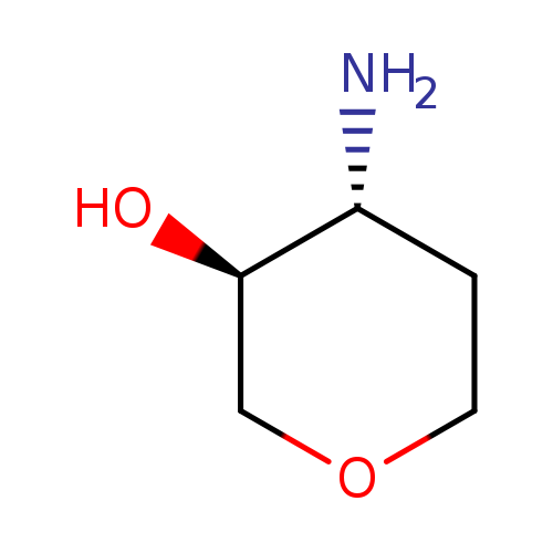 N[C@@H]1CCOC[C@H]1O