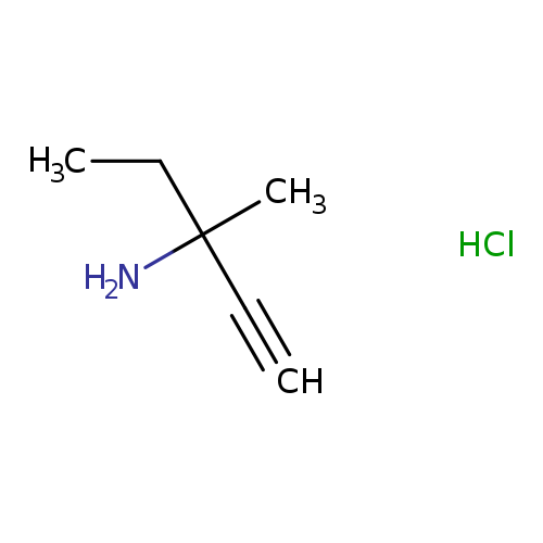 CC(C#C)(CC)N.Cl