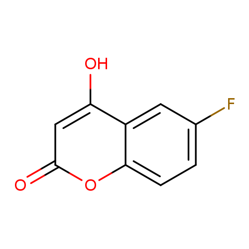 Fc1ccc2c(c1)c(O)cc(=O)o2