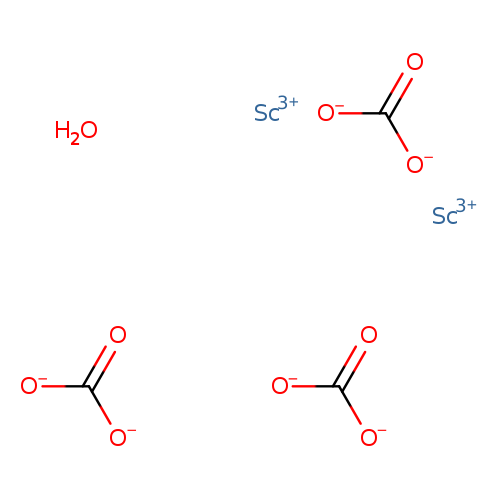 [O-]C(=O)[O-].[O-]C(=O)[O-].[O-]C(=O)[O-].O.[Sc+3].[Sc+3]