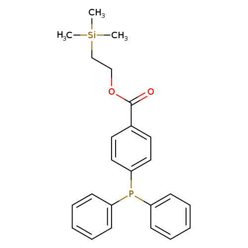 O=C(c1ccc(cc1)P(c1ccccc1)c1ccccc1)OCC[Si](C)(C)C