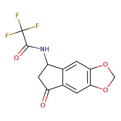 O=C(C(F)(F)F)NC1CC(=O)c2c1cc1OCOc1c2