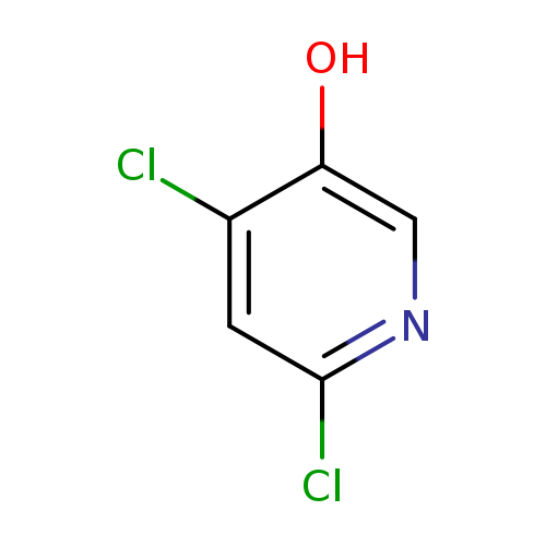 Clc1ncc(c(c1)Cl)O