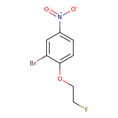 FCCOc1ccc(cc1Br)[N+](=O)[O-]