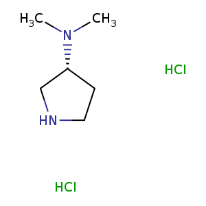 CN([C@H]1CNCC1)C.Cl.Cl
