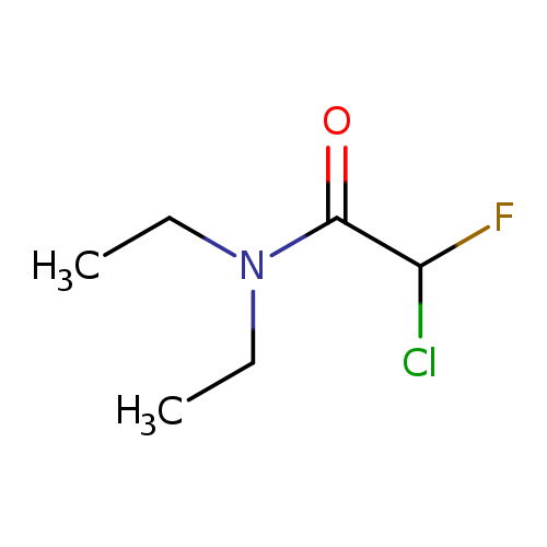 CCN(C(=O)C(Cl)F)CC