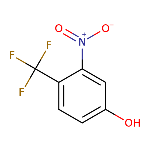 Oc1ccc(c(c1)[N+](=O)[O-])C(F)(F)F