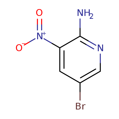 Brc1cnc(c(c1)[N+](=O)[O-])N