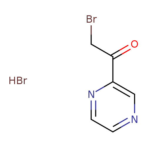 BrCC(=O)c1cnccn1.Br