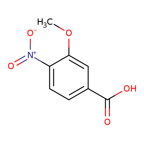 COc1cc(ccc1[N+](=O)[O-])C(=O)O