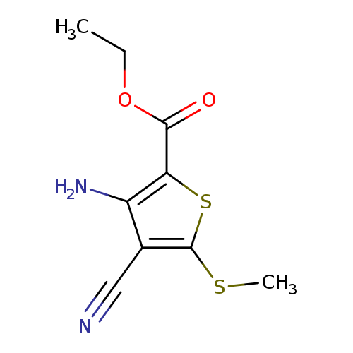 CCOC(=O)c1sc(c(c1N)C#N)SC