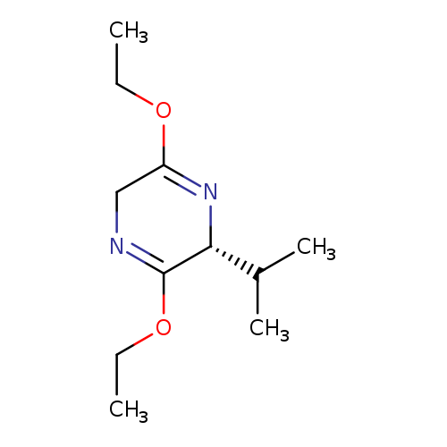 CCOC1=N[C@@H](C(=NC1)OCC)C(C)C