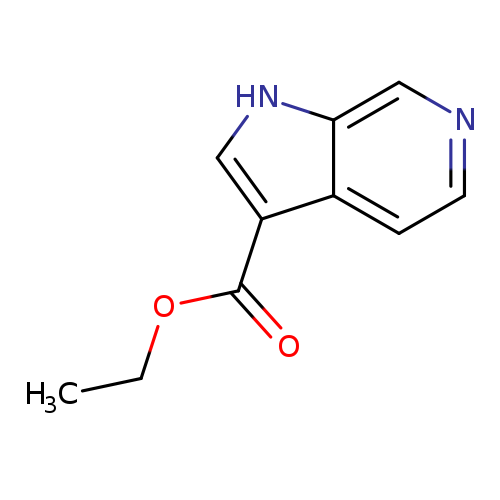 CCOC(=O)c1c[nH]c2c1ccnc2