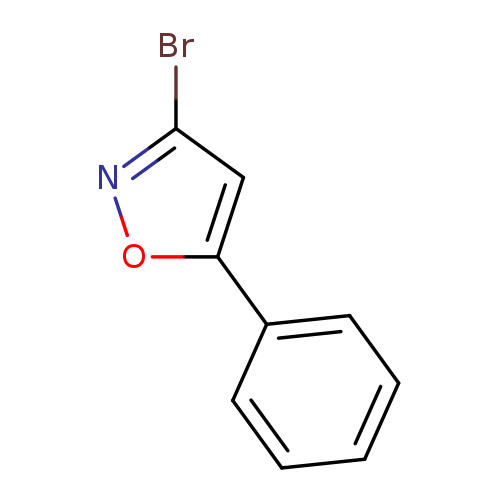 Brc1noc(c1)c1ccccc1