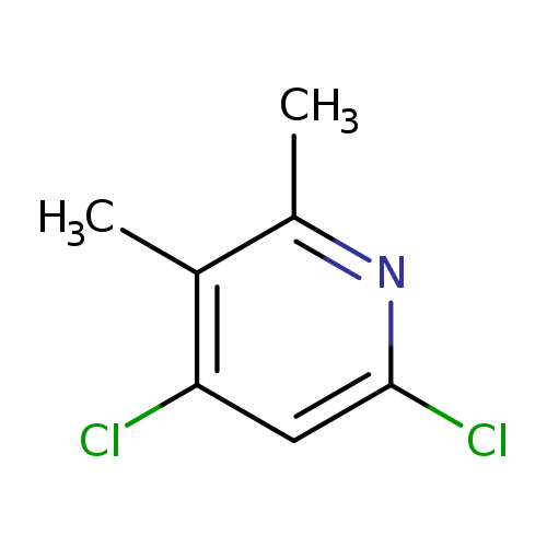 Clc1cc(Cl)c(c(n1)C)C