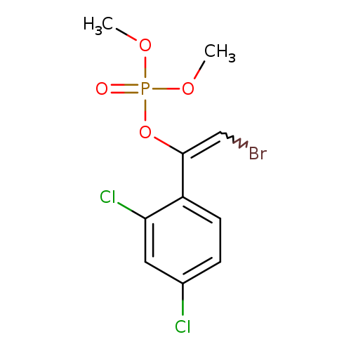 BrC=C(c1ccc(cc1Cl)Cl)OP(=O)(OC)OC