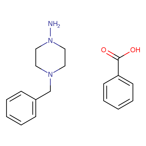 OC(=O)c1ccccc1.NN1CCN(CC1)Cc1ccccc1