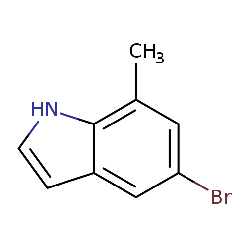 Brc1cc(C)c2c(c1)cc[nH]2