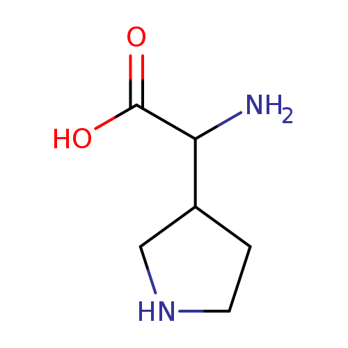 OC(=O)C(C1CNCC1)N