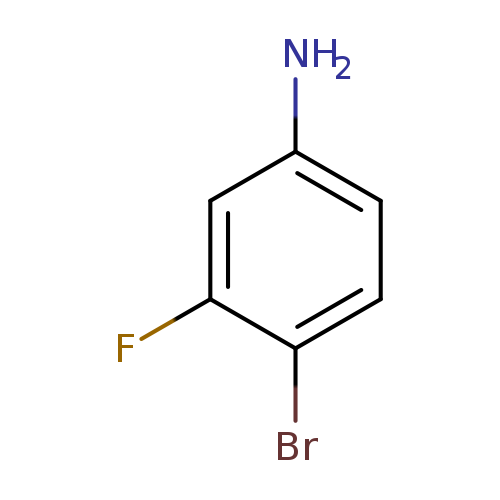 Nc1ccc(c(c1)F)Br