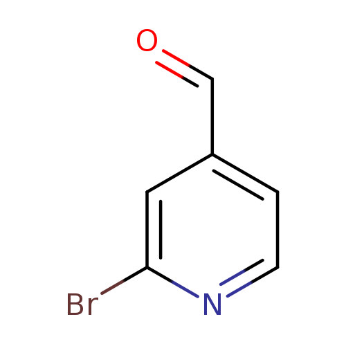 O=Cc1ccnc(c1)Br