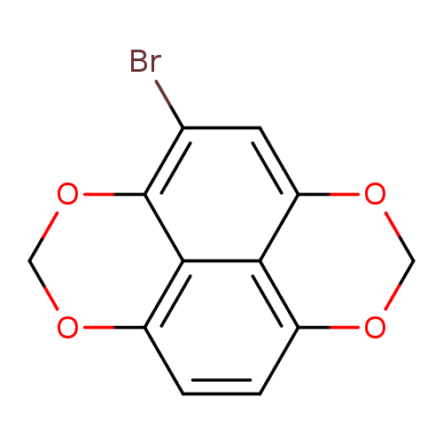 Brc1cc2OCOc3c2c2c1OCOc2cc3