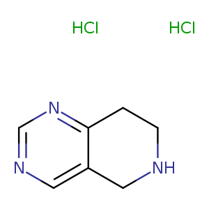 C1NCc2c(C1)ncnc2.Cl.Cl