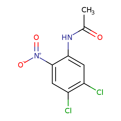 CC(=O)Nc1cc(Cl)c(cc1[N+](=O)[O-])Cl