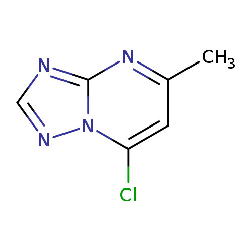 Cc1cc(Cl)n2c(n1)ncn2