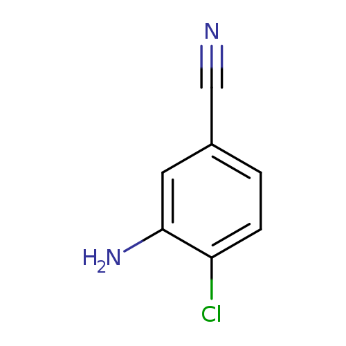 N#Cc1ccc(c(c1)N)Cl