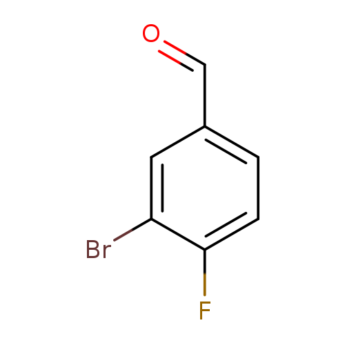 O=Cc1ccc(c(c1)Br)F