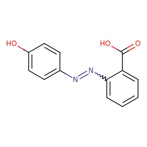 Oc1ccc(cc1)N=Nc1ccccc1C(=O)O