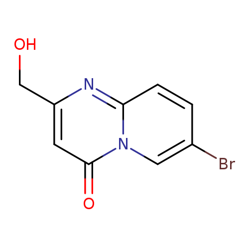 OCc1cc(=O)n2c(n1)ccc(c2)Br