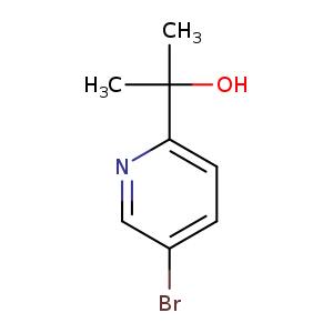 Brc1ccc(nc1)C(O)(C)C
