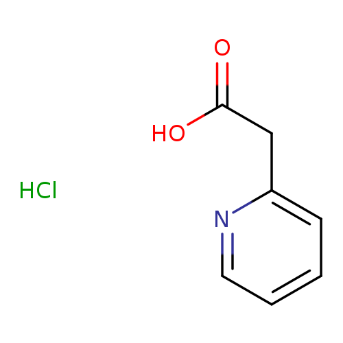 OC(=O)Cc1ccccn1.Cl