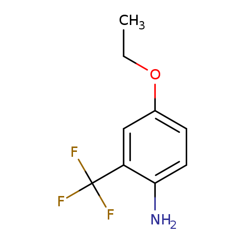 CCOc1ccc(c(c1)C(F)(F)F)N