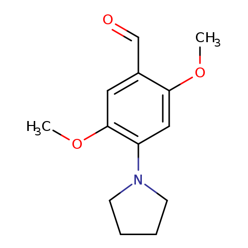COc1cc(N2CCCC2)c(cc1C=O)OC