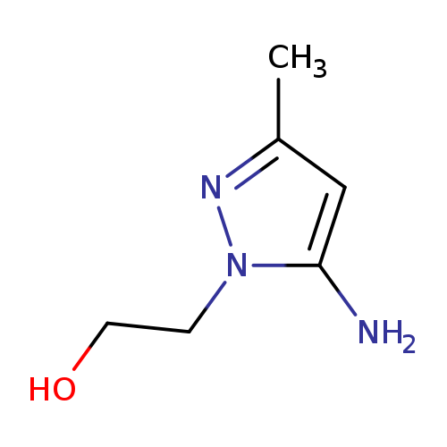 Cc1cc(n(n1)CCO)N