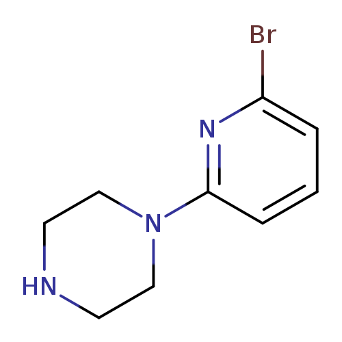 Brc1cccc(n1)N1CCNCC1
