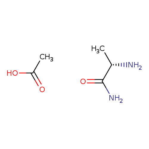 NC(=O)[C@@H](N)C.CC(=O)O