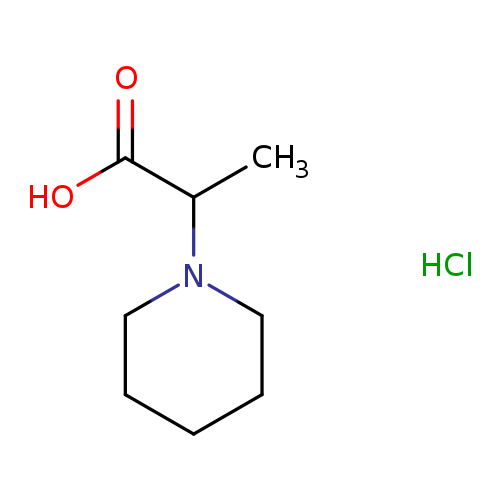 CC(C(=O)O)N1CCCCC1.Cl