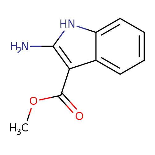 COC(=O)c1c(N)[nH]c2c1cccc2