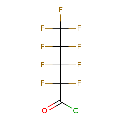 ClC(=O)C(C(C(C(F)(F)F)(F)F)(F)F)(F)F