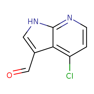 O=Cc1c[nH]c2c1c(Cl)ccn2