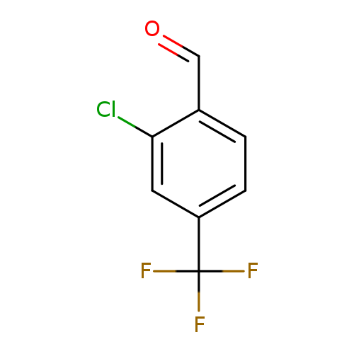 O=Cc1ccc(cc1Cl)C(F)(F)F