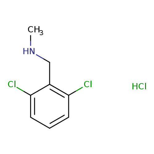 CNCc1c(Cl)cccc1Cl.Cl