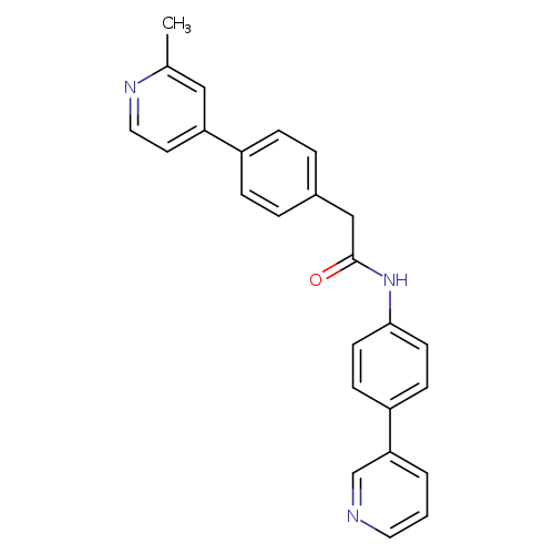 O=C(Nc1ccc(cc1)c1cccnc1)Cc1ccc(cc1)c1ccnc(c1)C