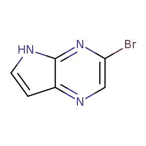 Brc1cnc2c(n1)[nH]cc2