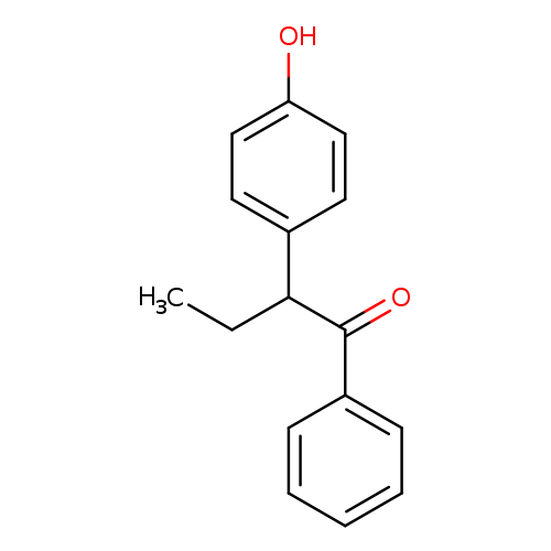 CCC(C(=O)c1ccccc1)c1ccc(cc1)O