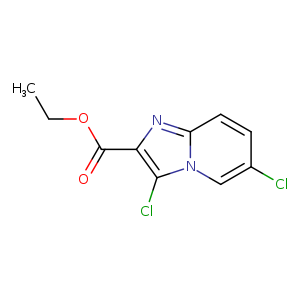 CCOC(=O)c1nc2n(c1Cl)cc(cc2)Cl